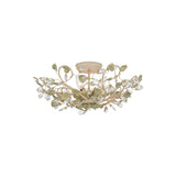 Josie Semi Flush Mount 20.5'' Champagne Green Tea