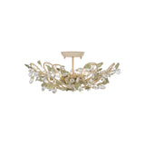 Josie Semi Flush Mount 20.5'' Champagne Green Tea