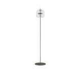 Jube Floor Lamp by Vistosi, Finis: Matte Black, Color: Crystal, ,| Casa Di Luce Lighting