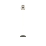Jube Floor Lamp by Vistosi, Finis: Matte Black, Color: Smokey, ,| Casa Di Luce Lighting