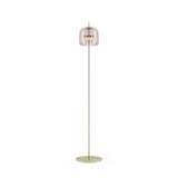 Jube Floor Lamp by Vistosi, Finis: Matte Gold, Color: Amethyst, ,| Casa Di Luce Lighting