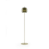Jube Floor Lamp by Vistosi, Finis: Matte Gold, Color: Old Green, ,| Casa Di Luce Lighting