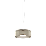 Jube_Pendant_Light_by Vistosi, Size: Large, Finis: Matte Gold, Color: Smoky, ,| Casa Di Luce Lighting