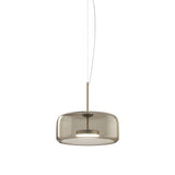 Jube_Pendant_Light_by Vistosi, Size: Large, Finis: Matte Stee, Color: Smoky ,| Casa Di Luce Lighting