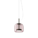 Jube_Pendant_Light_by Vistosi, Size: Medium, Finis: Matte Black, Color: Amethyst, ,| Casa Di Luce Lighting