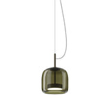 Jube_Pendant_Light_by Vistosi, Size: Medium, Finis: Matte Black, Color: Old Green, ,| Casa Di Luce Lighting