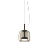 Jube_Pendant_Light_by Vistosi, Size: Medium, Finis: Matte Black, Color: Smoky, ,| Casa Di Luce Lighting