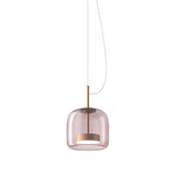 Jube_Pendant_Light_by Vistosi, Size: Medium, Finis: Matte Gold, Color: Amethyst, ,| Casa Di Luce Lighting