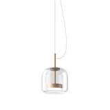 Jube_Pendant_Light_by Vistosi, Size: Medium, Finis: Matte Gold, Color: Crystal, ,| Casa Di Luce Lighting