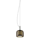 Jube_Pendant_Light_by Vistosi, Size: Small, Finis: Matte Black, Color: Burned Earth, ,| Casa Di Luce Lighting