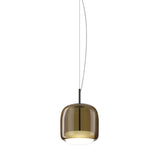 Jube Pendant Light By Vistosi, Tall, Color: Burned Earth, Matte Black, , | Casa Di Luce Lighting