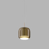 Jube Pendant Light By Vistosi, Tall, Color: Burned Earth, Matte Gold, , | Casa Di Luce Lighting