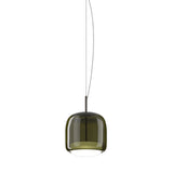 Jube Pendant Light By Vistosi, Tall, Color: Old Green, Matte Black, , | Casa Di Luce Lighting