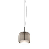 Jube Pendant Light By Vistosi, Tall, Color: Smoky, Matte Black, , | Casa Di Luce Lighting