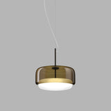 Jube Pendant Light By Vistosi, Wide, Color: Burned Earth, Matte Black, , | Casa Di Luce Lighting