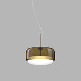 Jube Pendant Light By Vistosi, Wide, Color: Burned Earth, Matte Steel, , | Casa Di Luce Lighting