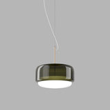 Jube Pendant Light By Vistosi, Wide, Color: Old Green, Matte Gold, , | Casa Di Luce Lighting