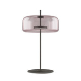 Jube Table Lamp by Vistosi, Size: Large, Finis: Matt Black, Color: Amethyst Transparent, ,| Casa Di Luce Lighting