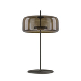 Jube Table Lamp by Vistosi, Size: Large, Finis: Matt Black, Color: Burned Earth Transparent, ,| Casa Di Luce Lighting