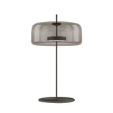 Jube Table Lamp by Vistosi, Size: Large, Finis: Matt Black, Color: Smoky Transparent, ,| Casa Di Luce Lighting