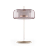 Jube Table Lamp by Vistosi, Size: Large, Finis: Matt Gold, Color: Amethyst Transparent, ,| Casa Di Luce Lighting