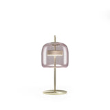 Jube Table Lamp by Vistosi, Size: Small, Finis: Matt Gold, Color: Burned Earth Transparent, ,| Casa Di Luce Lighting