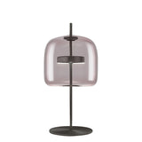 Jube Table Lamp by Vistosi, Size: Medium, Finis: Matt Black, Color: Amethyst Transparent, ,| Casa Di Luce Lighting