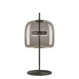 Jube Table Lamp by Vistosi, Size: Medium, Finis: Matt Black, Color: Smoky Transparent, ,| Casa Di Luce Lighting