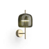 Jube Wall Light by Vistosi, Finis: Matt Gold, Color: Old Green Transparent, ,| Casa Di Luce Lighting