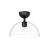 Jude Flush Mount — Matte Black