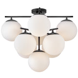 Julep Large Flush Mount Black By Lark Living