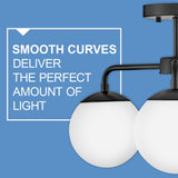 Julep Medium Semi-Flush Mount