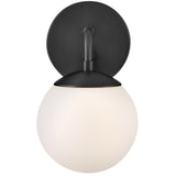 Julep Wall Sconce Black By Lark Living - Front View