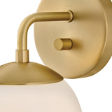 Julep Wall Sconce Lacquered Brass By Lark Living - Detailed View