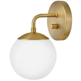 Julep Wall Sconce Lacquered Brass By Lark Living - Side View1