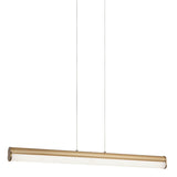 Junction Linear Suspension Small Aged Gold Brass By Matteo - Front View