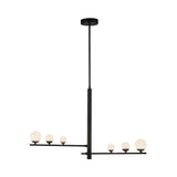 Juniper Suspension Black Opal Matte Glass 2 Branches By Kuzco Open View
