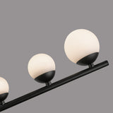 Juniper Suspension Black Opal Matte Glass 3 Branches By Kuzco Detailed View