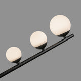 Juniper Suspension Black Opal Matte Glass 5 Branches By Kuzco Detailed View