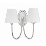 Juno Sconce 2 Light Polished Nickel