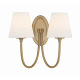 Juno Sconce 2 Light Vibrant Gold