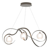 KARMA PENDANT BY HUBBARDTON FORGE, FINISH: DARK SMOKE, OPAL AND CLEAR GLASS, , | CASA DI LUCE LIGHTING