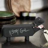 Kay Bojesen Hippo, Black, H: 4.9" By Kay Bojesen