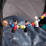 Kay Bojesen Pram Chain, Multi, H: 4.1" By Kay Bojesen