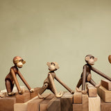Kay Bojesen Monkey, Oak/Maple, Small By Kay Bojesen
