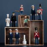 Kay Bojesen Marine, Dark Blue/White, H: 8.1" By Kay Bojesen