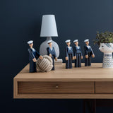 Kay Bojesen Marine, Dark Blue/White, H: 8.1" By Kay Bojesen