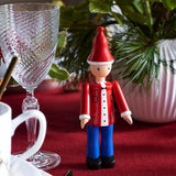 Kay Bojesen Christmas Ole, Red/Blue/White, H: 6.9" By Kay Bojesen