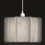 Kactos Pendant Light Matte White Grey By LZF Lamps - With Light