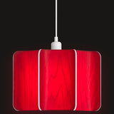 Kactos Pendant Light Matte White Red By LZF Lamps - Wight Light